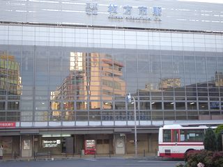 枚方市駅（河川側）